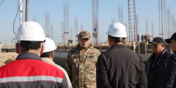 В Алматы и Туркестане строятся новые объекты военной инфраструктуры Национальной гвардии