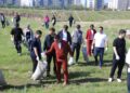 В Каратауском районе прошла акция чистоты в рамках программы «Таза Казахстан»