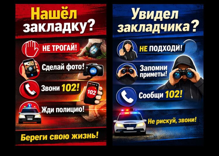 Алгоритм действий при обнаружении «закладок» наркотиков или лиц, осуществляющих их сбыт