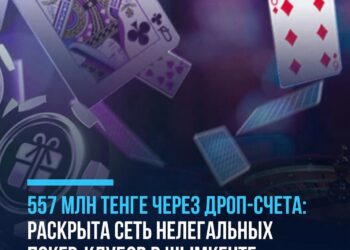 ҚМА Шымкент қаласы бойынша департаменті заңсыз ойын бизнесімен айналысқан қылмыстық топтың қызметін тоқтатты