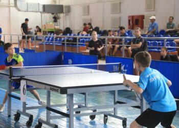 САРЫАҒАШ АУДАНЫНДА ҮСТЕЛ ТЕННИСІНЕН ЖАСТАР АРАСЫНДАҒЫ ХАЛЫҚАРАЛЫҚ ДОДА БАСТАУ АЛДЫ
