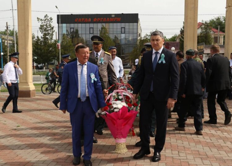 ТҮЛКІБАС АУДАНЫНДА ҰЛЫ ЖЕҢІСТІҢ 81 ЖЫЛДЫҒЫНА АРНАЛҒАН ТАҒЫЛЫМДЫ ІС-ШАРА ӨТТІ