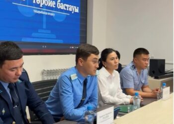 «ТӘРТІП – ТӘРБИЕ БАСТАУЫ» ТАҚЫРЫБЫНДА КЕЗДЕСУ ӨТТІ