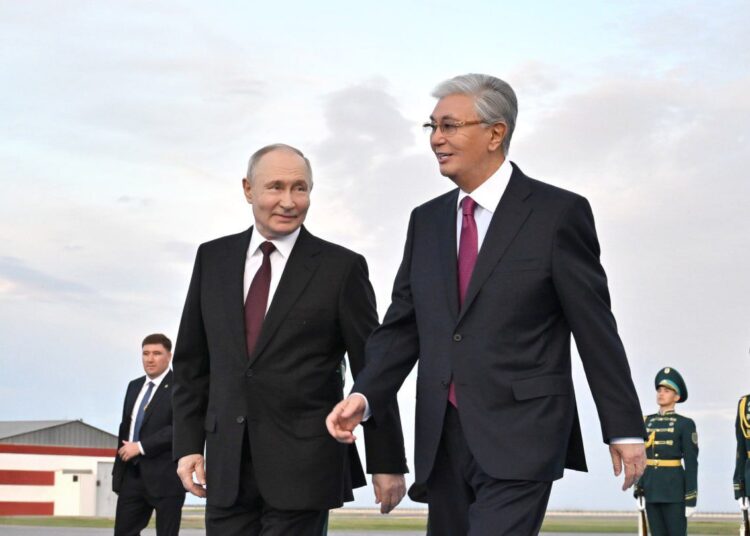 Ресей Президенті Владимир Путин Қазақстанға мемлекеттік сапармен келді