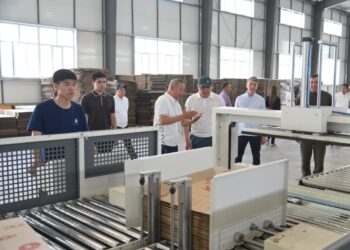 МАКУЛАТУРАНЫ ҚАЙТА ӨҢДЕУ ЖӘНЕ КАРТОН ҚАПТАМА ӨНДІРЕТІН ЗАУЫТ АШЫЛДЫ