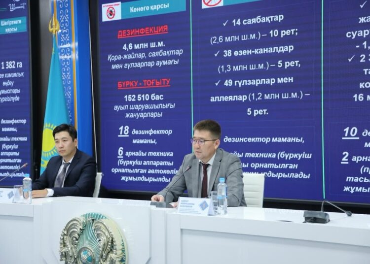 ШЫМКЕНТТЕ ЗИЯНКЕСТЕР МЕН КЕМІРГІШТЕРГЕ ҚАРСЫ ЖҰМЫСТАР ЖҮРГІЗІЛУДЕ