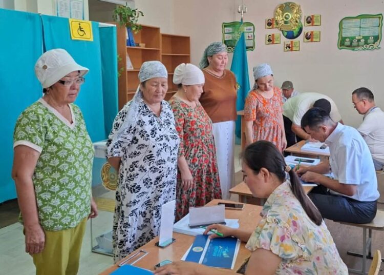 ҚҰРЫЛТАЙ САЙЛАУЫНДА ТҮРКІСТАН ОБЛЫСЫНЫҢ ТҰРҒЫНДАРЫ АСА БЕЛСЕНДІ