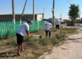 «ТАЗА ҚАЗАҚСТАН»: САРЫАҒАШ АУДАНЫНДА ЭКОАКЦИЯ АЯСЫНДА СЕНБІЛІК ӨТТІ 