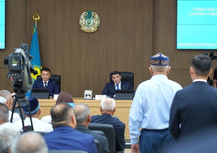 НҰРАЛХАН КӨШЕРОВ САУРАН АУДАНЫНЫҢ ТҰРҒЫНДАРЫМЕН КЕЗДЕСІП, ҰСЫНЫСТАРЫН ТЫҢДАДЫ