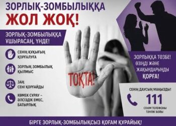 Тұрмыстық зорлық-зомбылыққа қарсы күрес – ортақ міндет