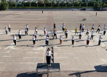 ШЫМКЕНТТЕ 200-ГЕ ЖУЫҚ ТҰРҒЫН «БЕЛСЕНДІ КҮН» АКЦИЯСЫНА ҚАТЫСТЫ