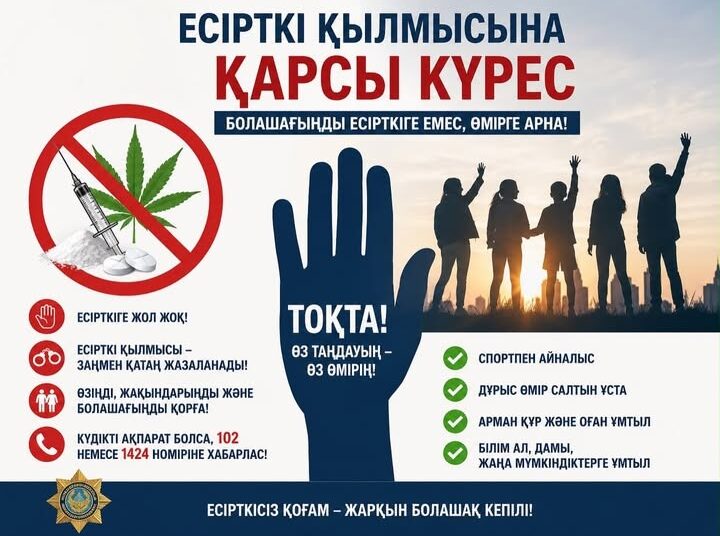 Нашақорлық пен есірткі қылмысына қарсы күрес