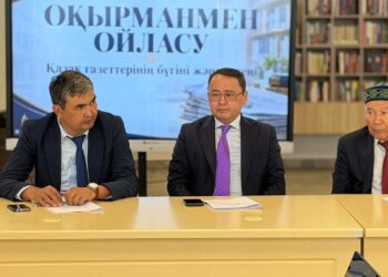 ТҮРКІСТАНДА “ҚАЗАҚ ГАЗЕТТЕРІ” ЖШС-Ң БАС ДИРЕКТОРЫ ЕРЖАН БАЙТІЛЕСПЕН КЕЗДЕСУ ӨТТІ