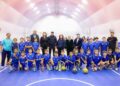 ЕКІ ЖАҢА МОДУЛЬДІ СПОРТ ЗАЛЫ АШЫЛДЫ