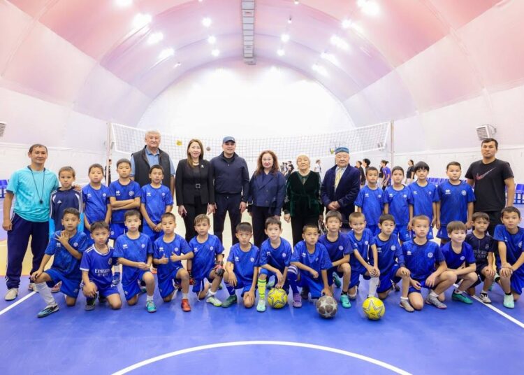 ЕКІ ЖАҢА МОДУЛЬДІ СПОРТ ЗАЛЫ АШЫЛДЫ