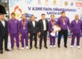АЗИЯ ПАРА ОЙЫНДАРЫНЫҢ ЖЕҢІМПАЗДАРЫ ТҮРКІСТАНҒА ОРАЛДЫ