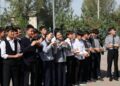 Ұлттық ұлан офицерлері алматылық оқушыларға ерлік сабағын өткізді.