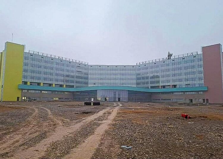 Түркістанда 570 төсек-орындық көпбейінді аурухананың құрылысы 86%-ға орындалды