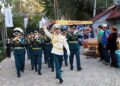 Guard Next: Республика күні қарсаңында Ұлттық ұлан оркестрі Көк-Төбеде өнер көрсетті.