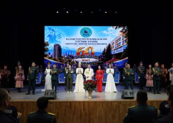 Ұлттық ұланның 5449 әскери бөліміне 60 жыл толды.