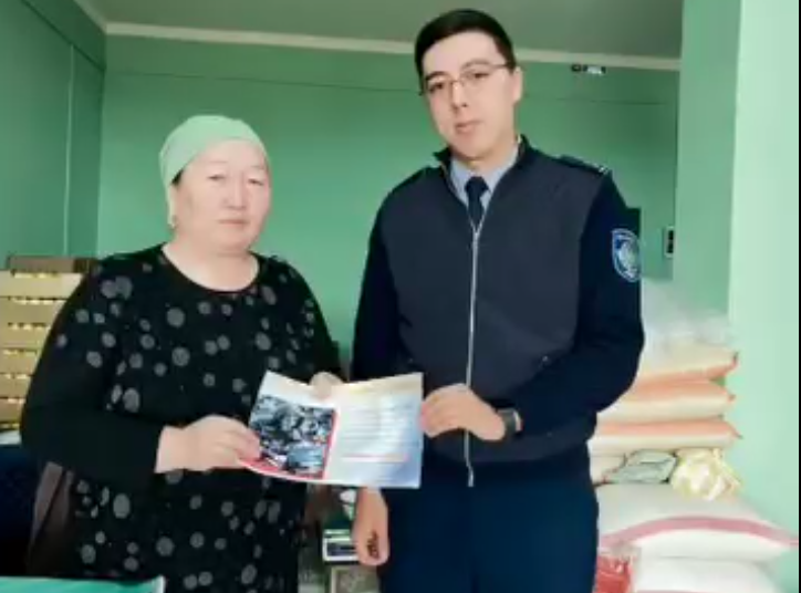 Түркістан облысында полиция қызметкері әйелді 5 млн теңге шығыннан құтқарып қалды